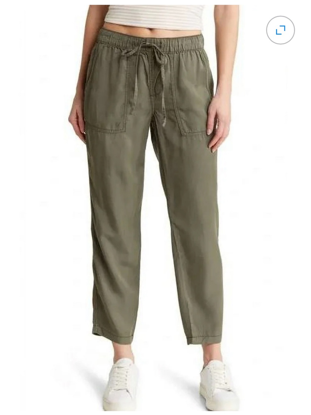 Sanctuary Women's Go Easy Pull-on Pants in Pine Green